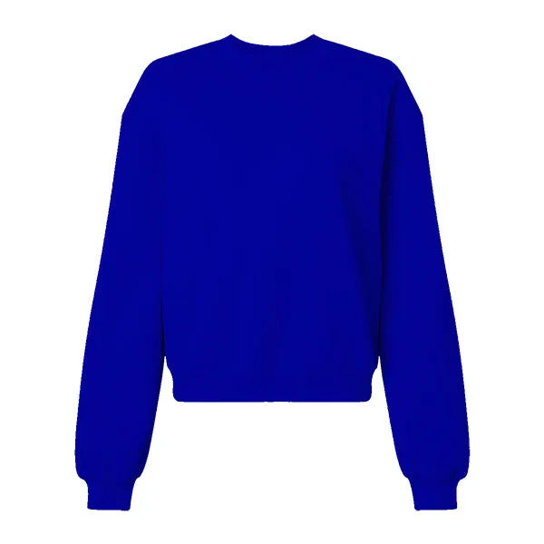 Drop Cut Women's Crop Crewneck Sweatshirt