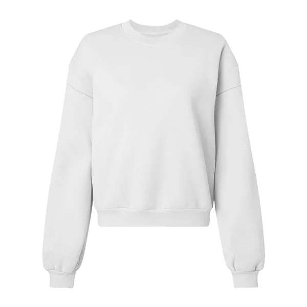Drop Cut Women's Crop Crewneck Sweatshirt