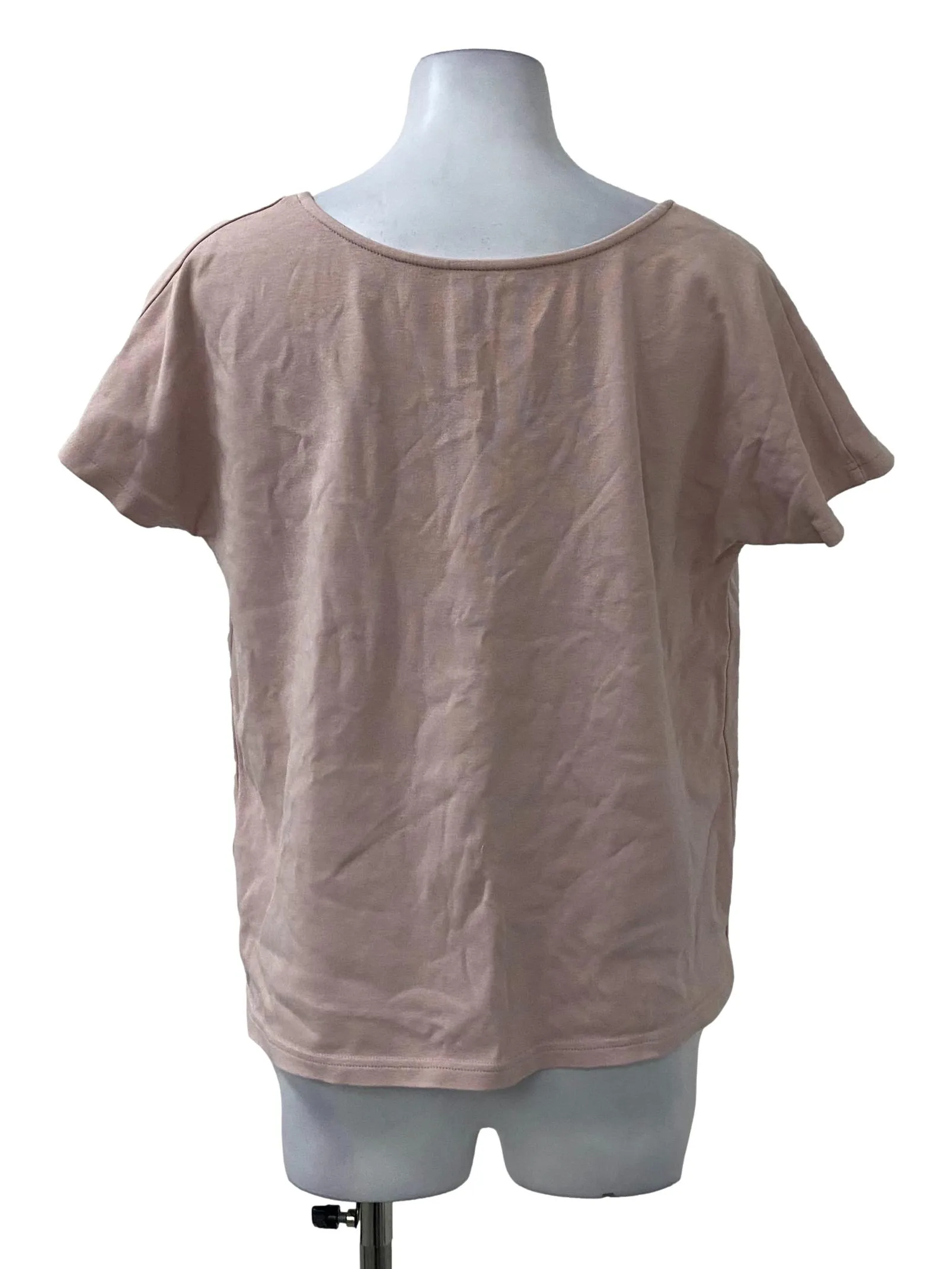 Dust Pink V-Neck Top