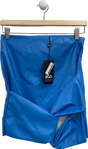 EGO Blue Mini Skirt Size UK 12