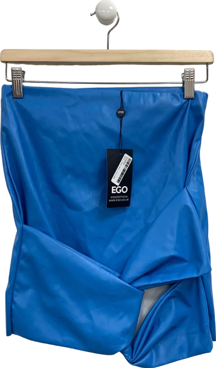 EGO Blue Mini Skirt Size UK 12