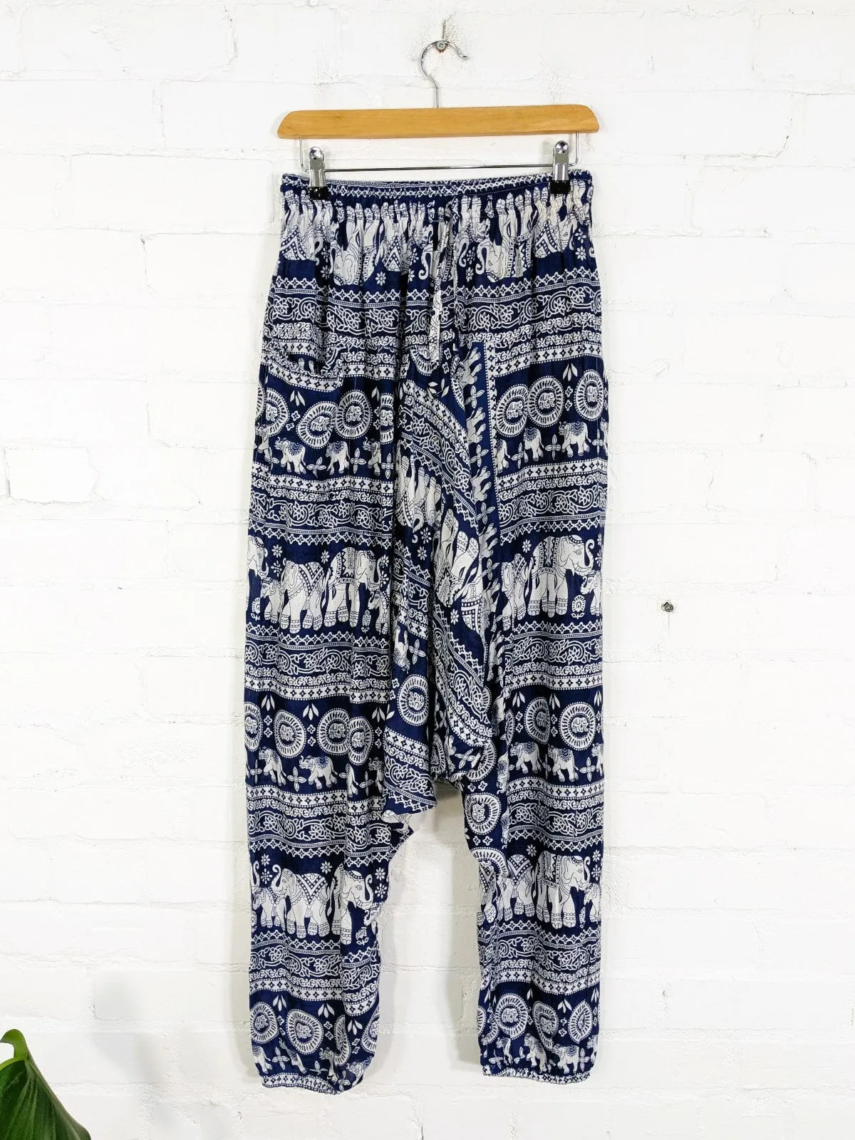 Elephant Print Afghani Trousers
