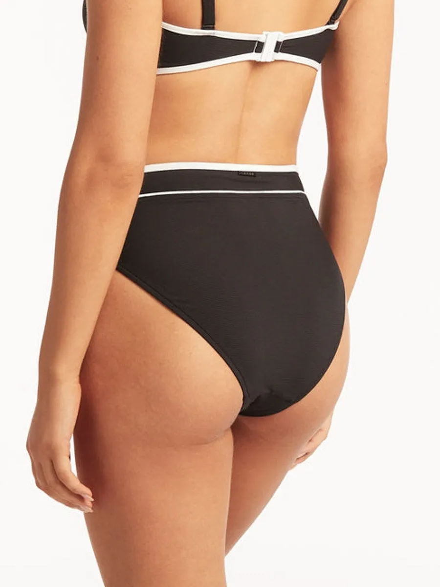 Elite High Waist Band Bottoms in Black