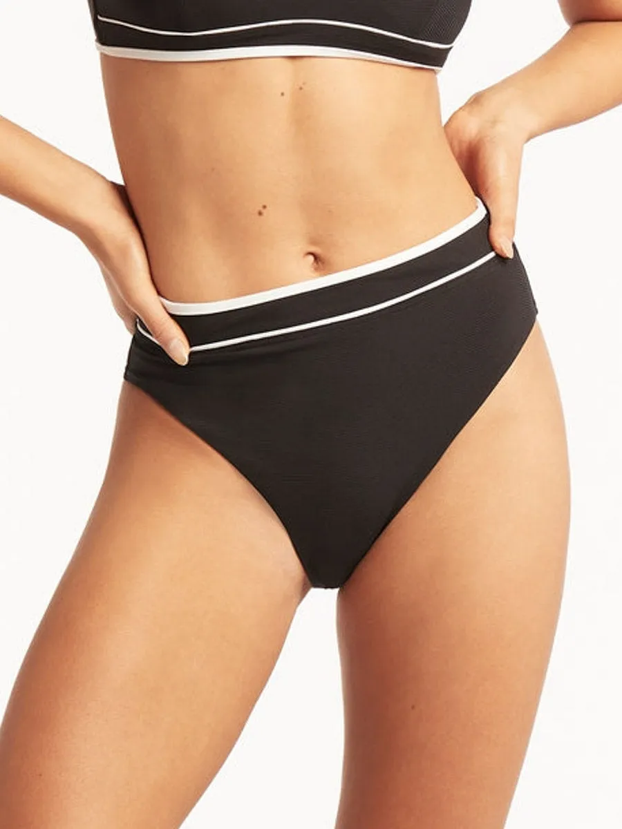 Elite High Waist Band Bottoms in Black
