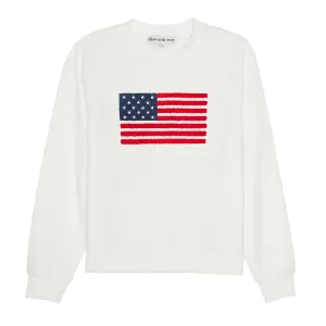 Ellsworth Ivey Women's American Flag Sweatshirt