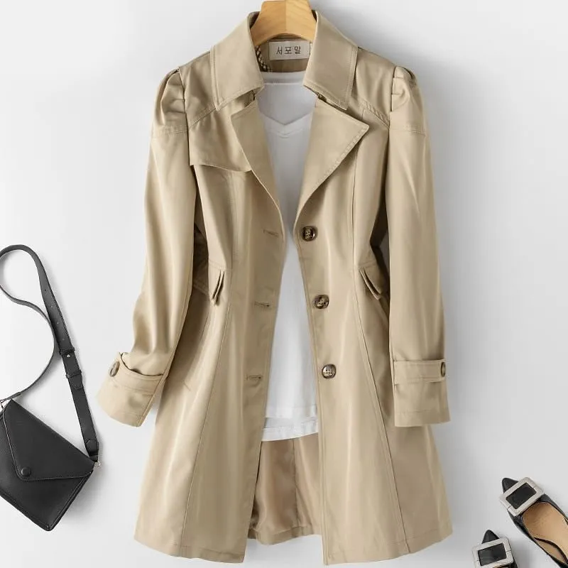 Eloise - stylish casual chic trench coat