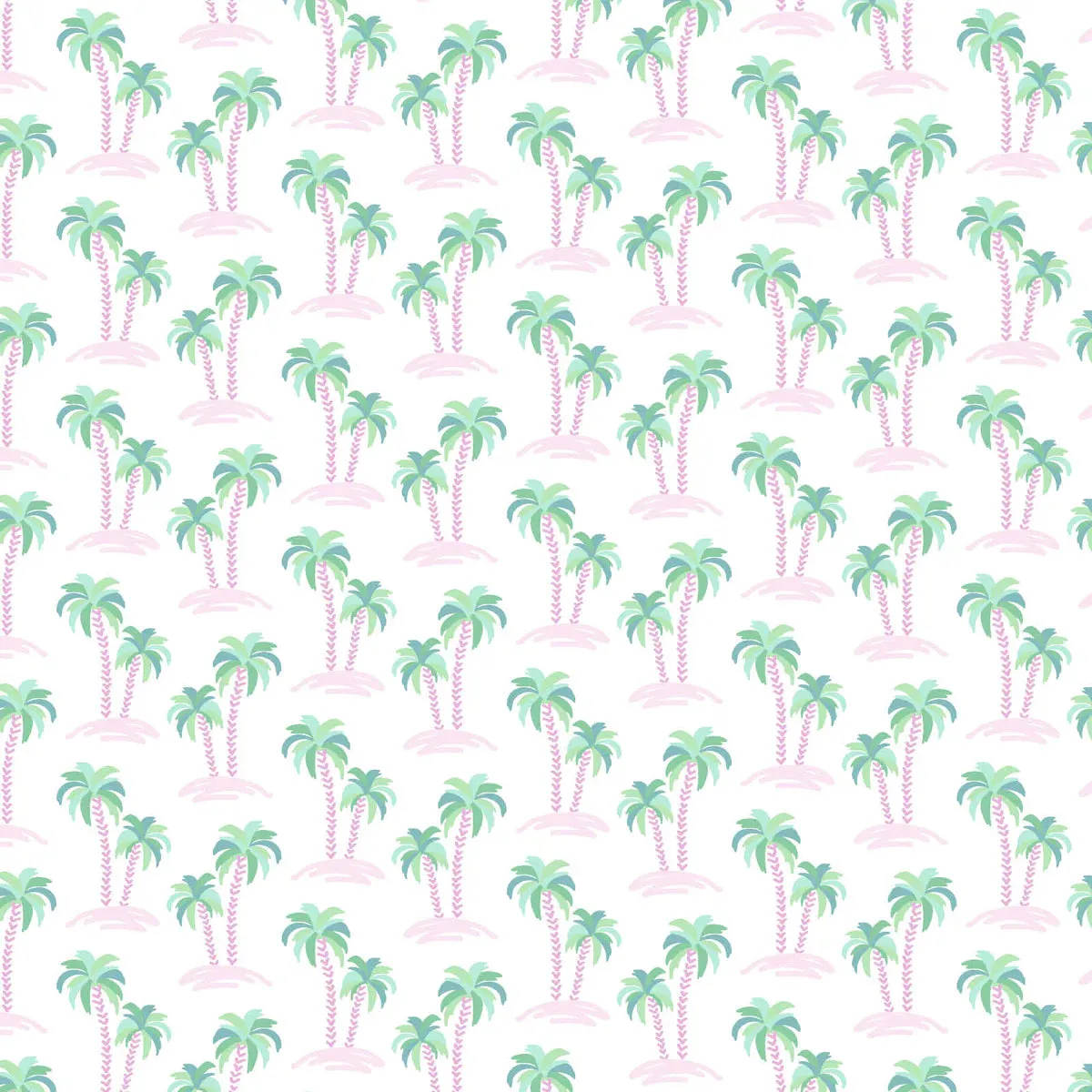 EMERY GIRLS' SHORT SET - PALM TREE ISLE PINK