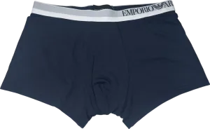 Emporio Armani Blue Asv Soft-touch Eco Viscose Boxer Briefs UK M