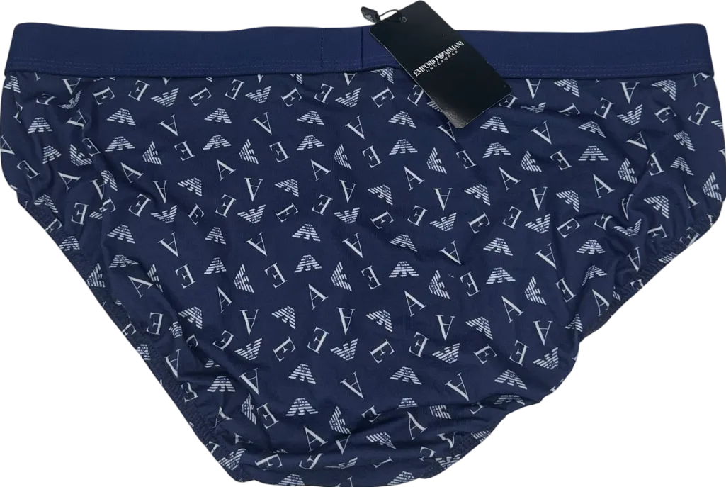 Emporio Armani Blue Single Pack Briefs UK XL