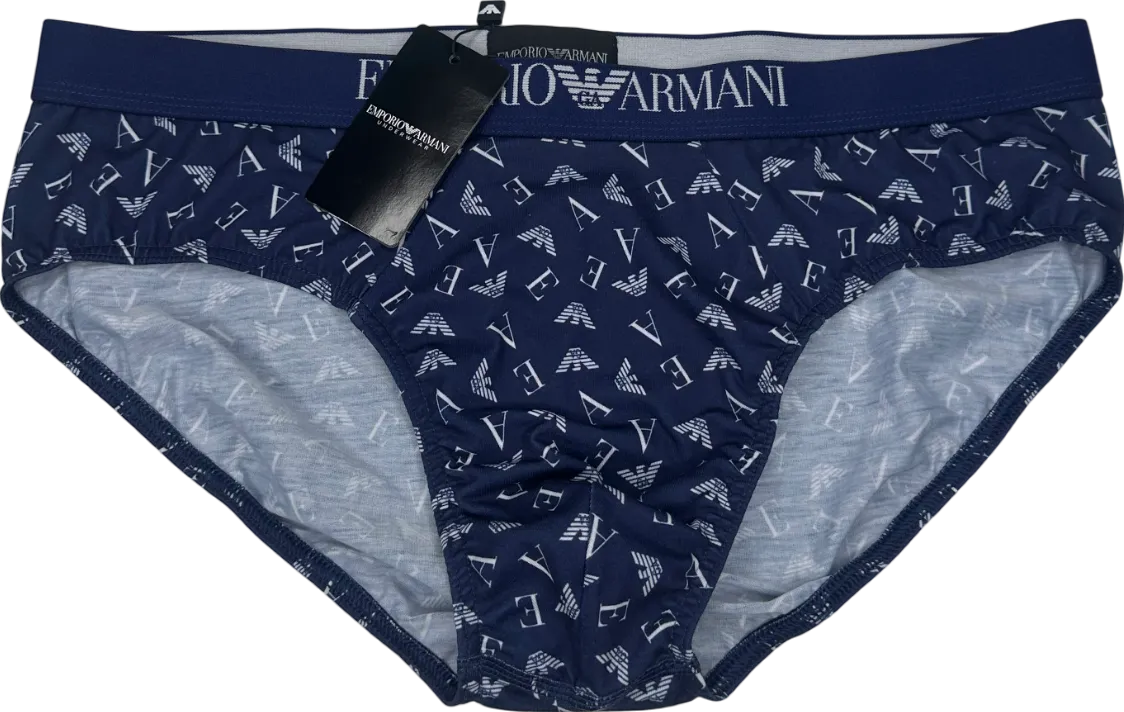 Emporio Armani Blue Single Pack Briefs UK XL