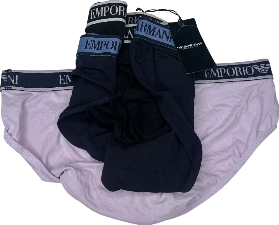 Emporio Armani Multicoloured 3 Pack Briefs UK M