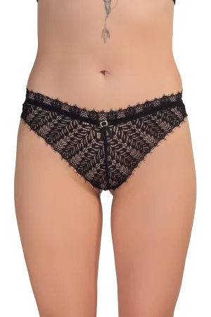 Enchanting Black Lace Panties