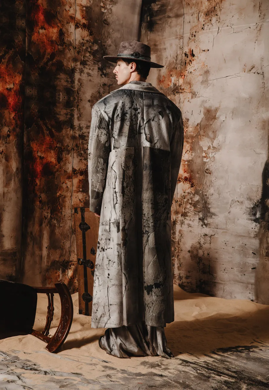Erbe Coat Printed Grey
