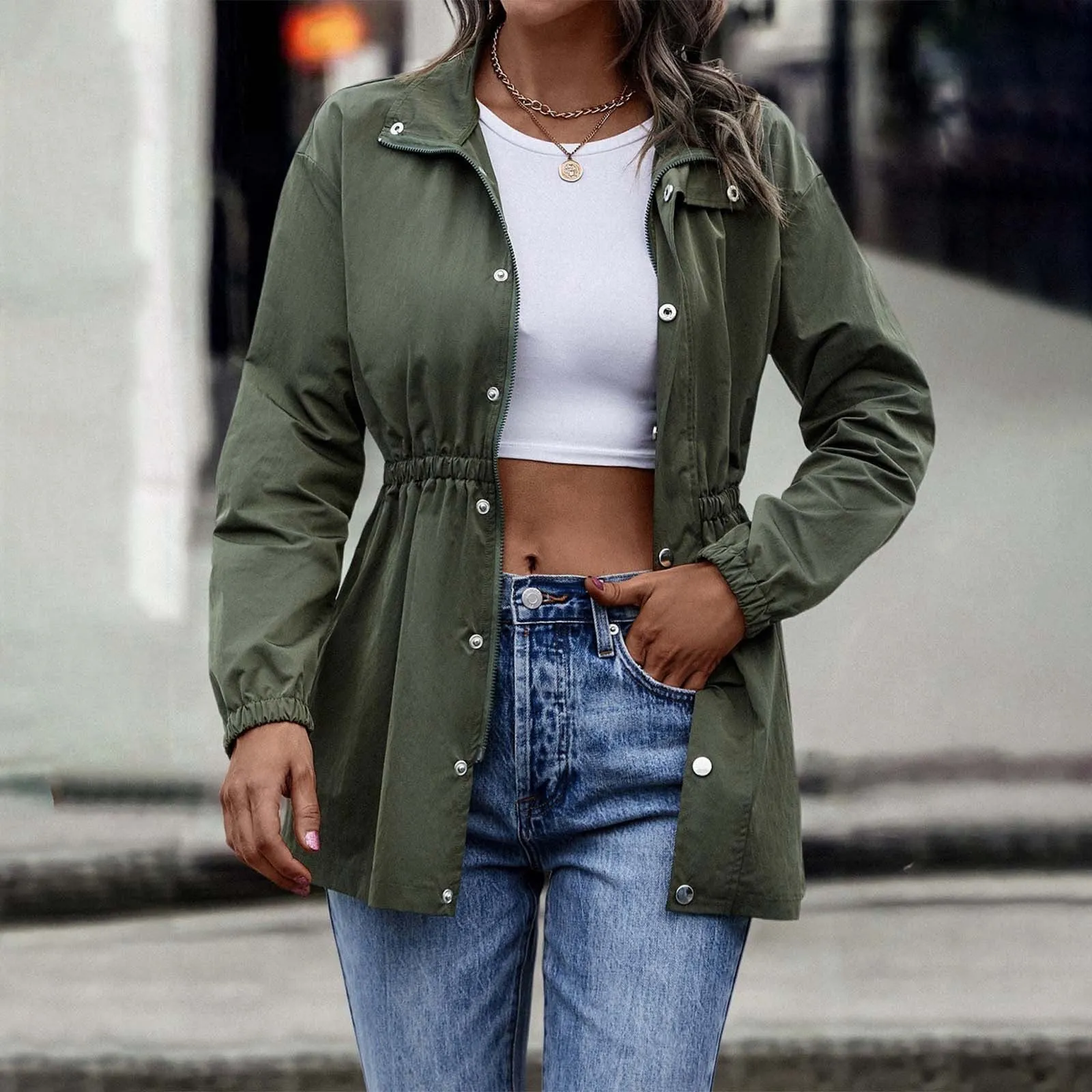 Eve - trendy vintage summer coat