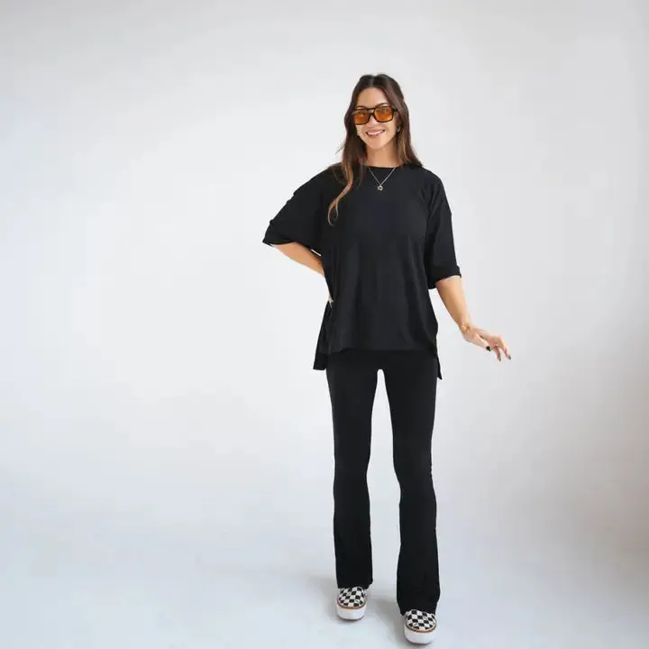 Everyday Leisure Onyx Ribbed Women's Everyday Set