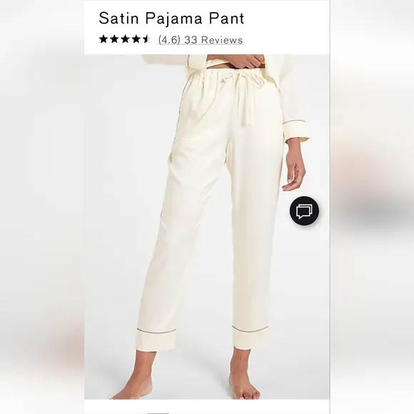 EXPRESS Sleepwear Satin Pajama pants h lounge pants - sz XL - Set of 2 pairs