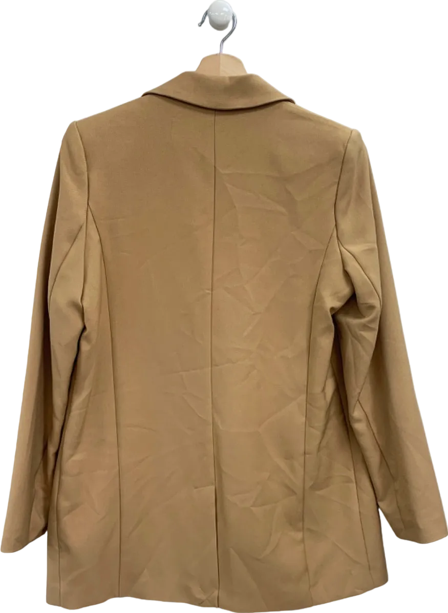F&F Camel Double Breasted Blazer UK 10