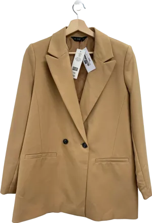 F&F Camel Double Breasted Blazer UK 10