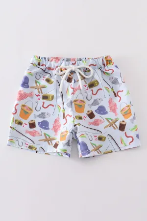Fishing boy trunk shorts