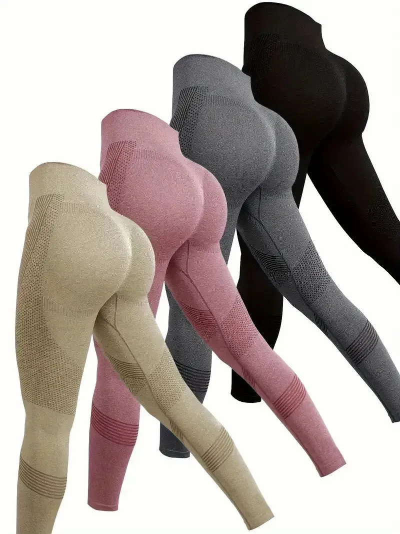 Fitness Yoga High Waist Push-Up Leggings for Women