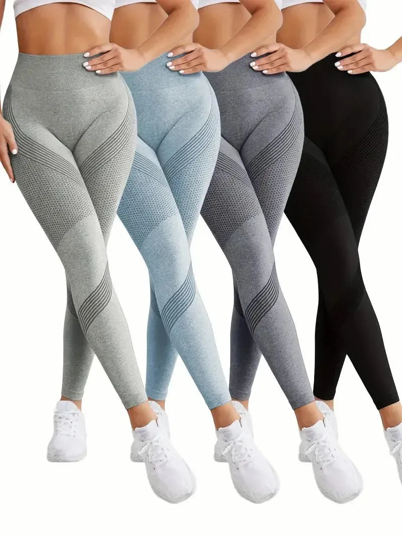 Fitness Yoga High Waist Push-Up Leggings for Women