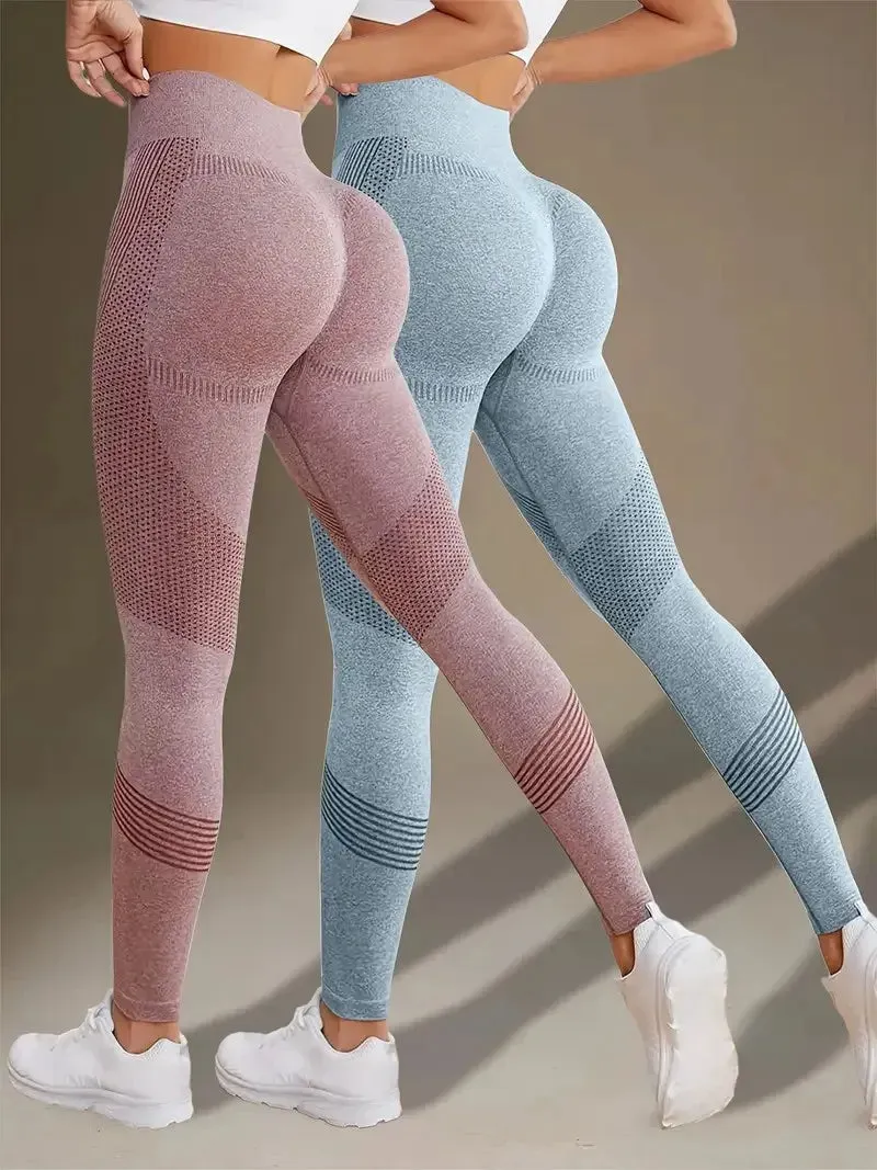 Fitness Yoga High Waist Push-Up Leggings for Women