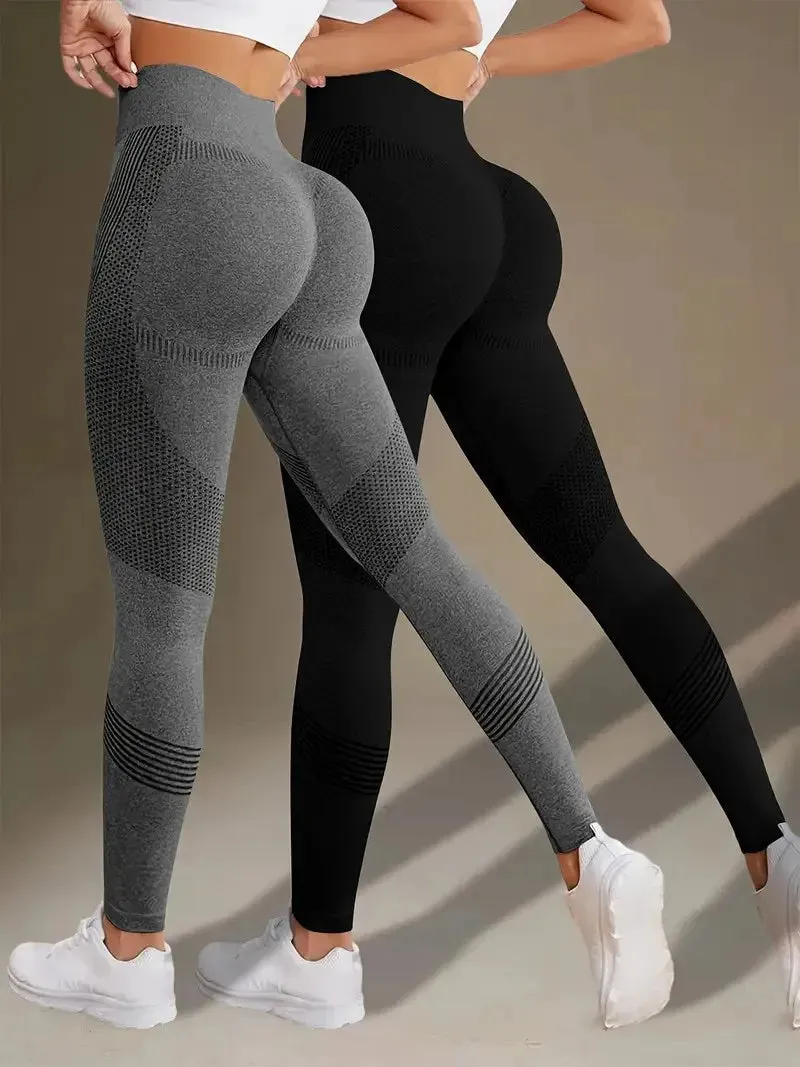 Fitness Yoga High Waist Push-Up Leggings for Women