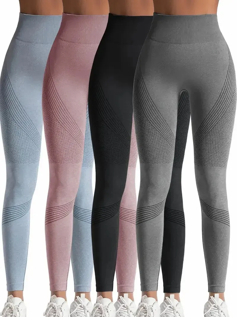 Fitness Yoga High Waist Push-Up Leggings for Women