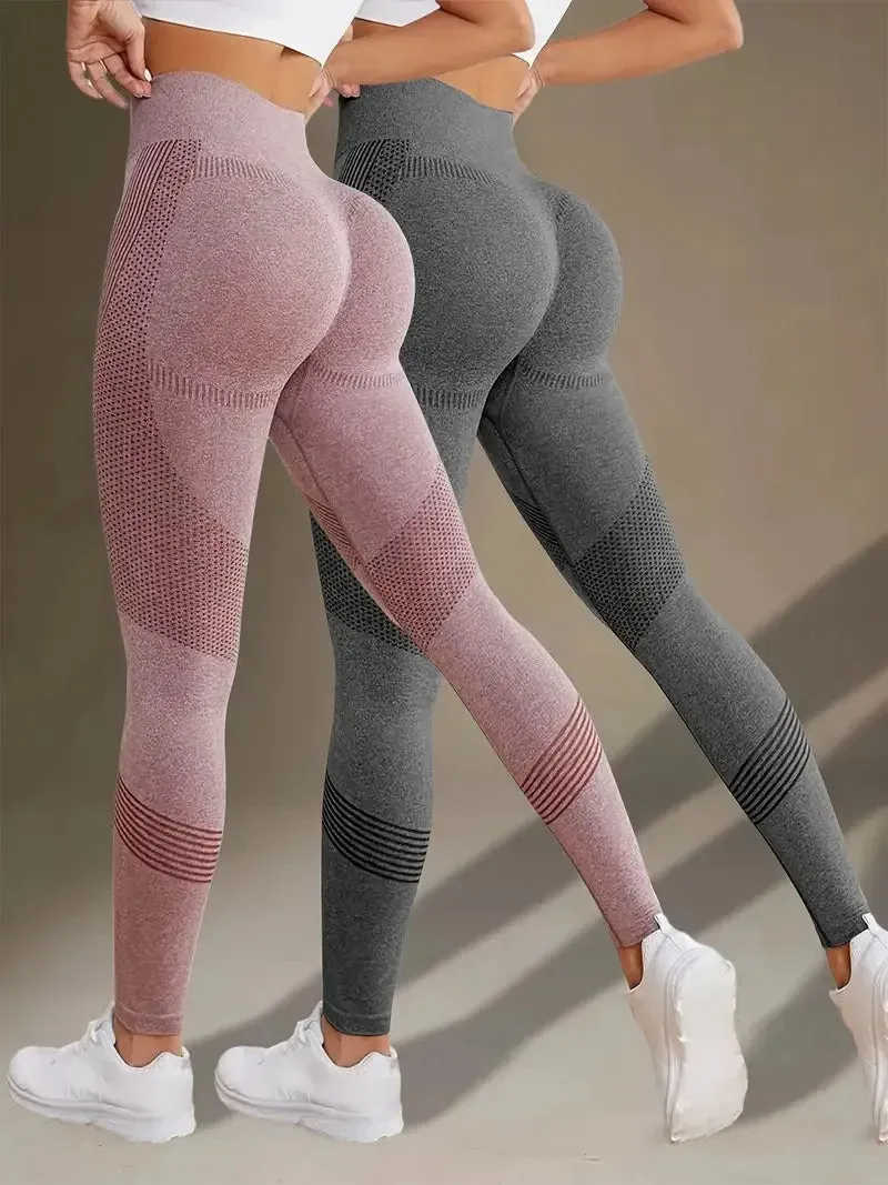 Fitness Yoga High Waist Push-Up Leggings for Women