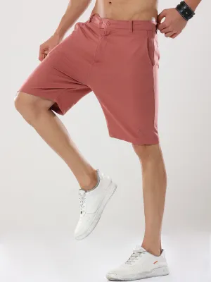 Flamingo Solid Loop Knit Shorts