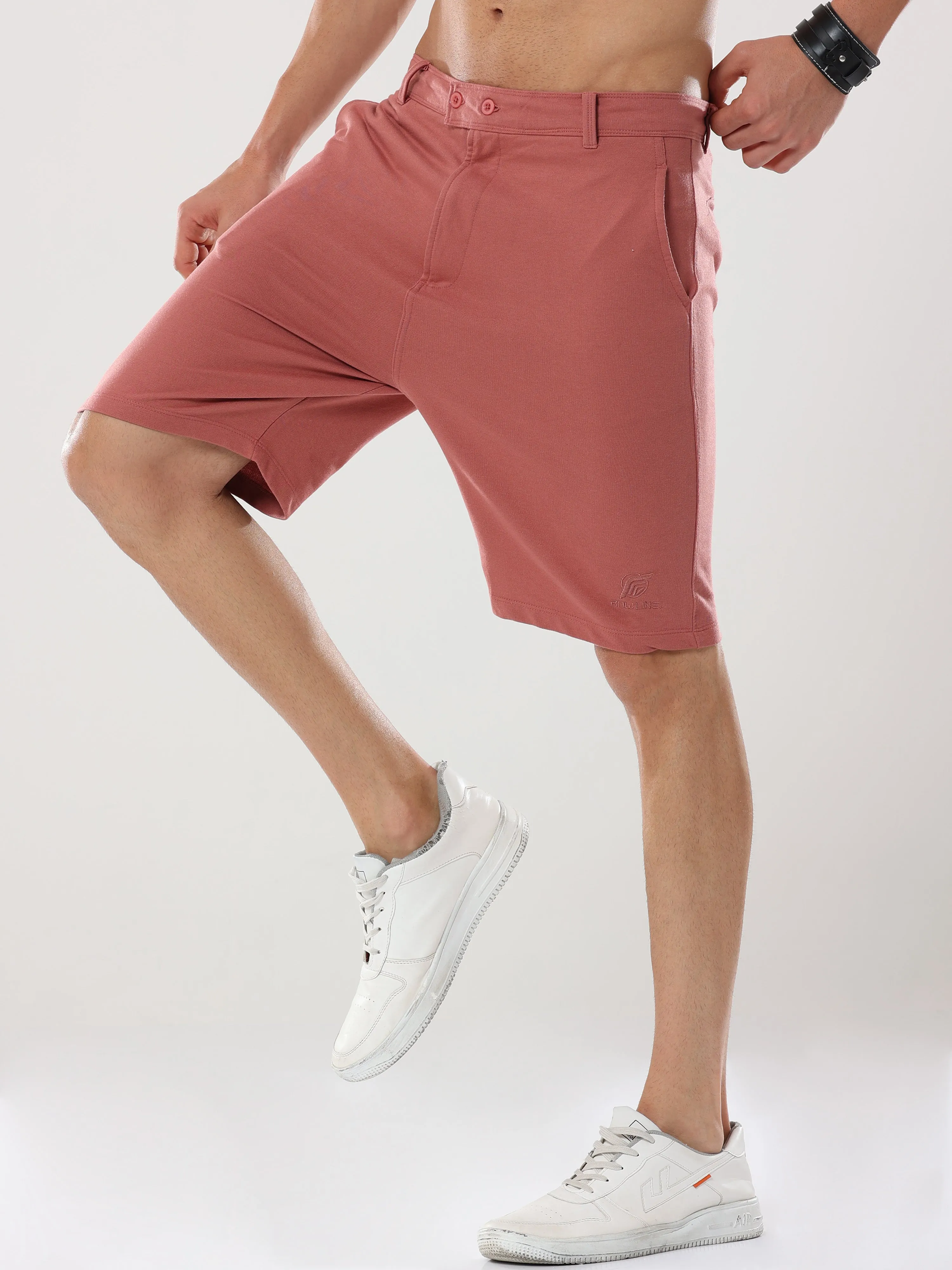 Flamingo Solid Loop Knit Shorts
