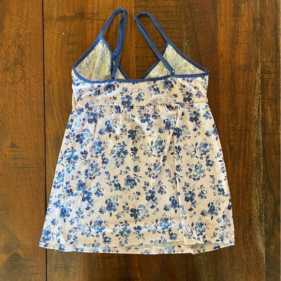 Floral Blue and White Sleepwear Set