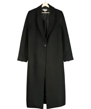 Free People Dilger Black Tailored structured Coat UK L