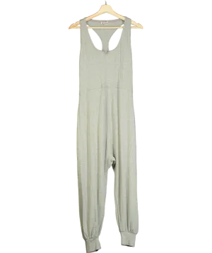 Free People Grey Intimately Downtime Romper UK S