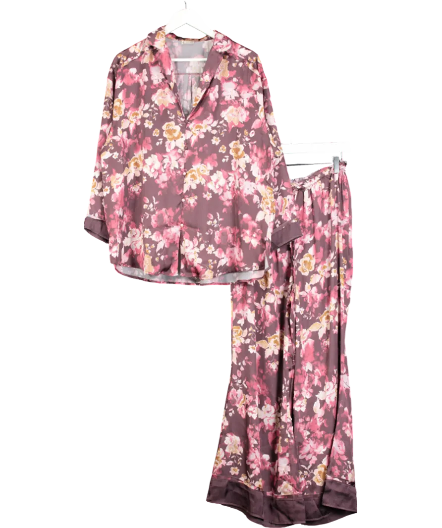 Free People Purple X Intimately Fp Dreamy Days Pajama Set In Vintage Combo UK XS