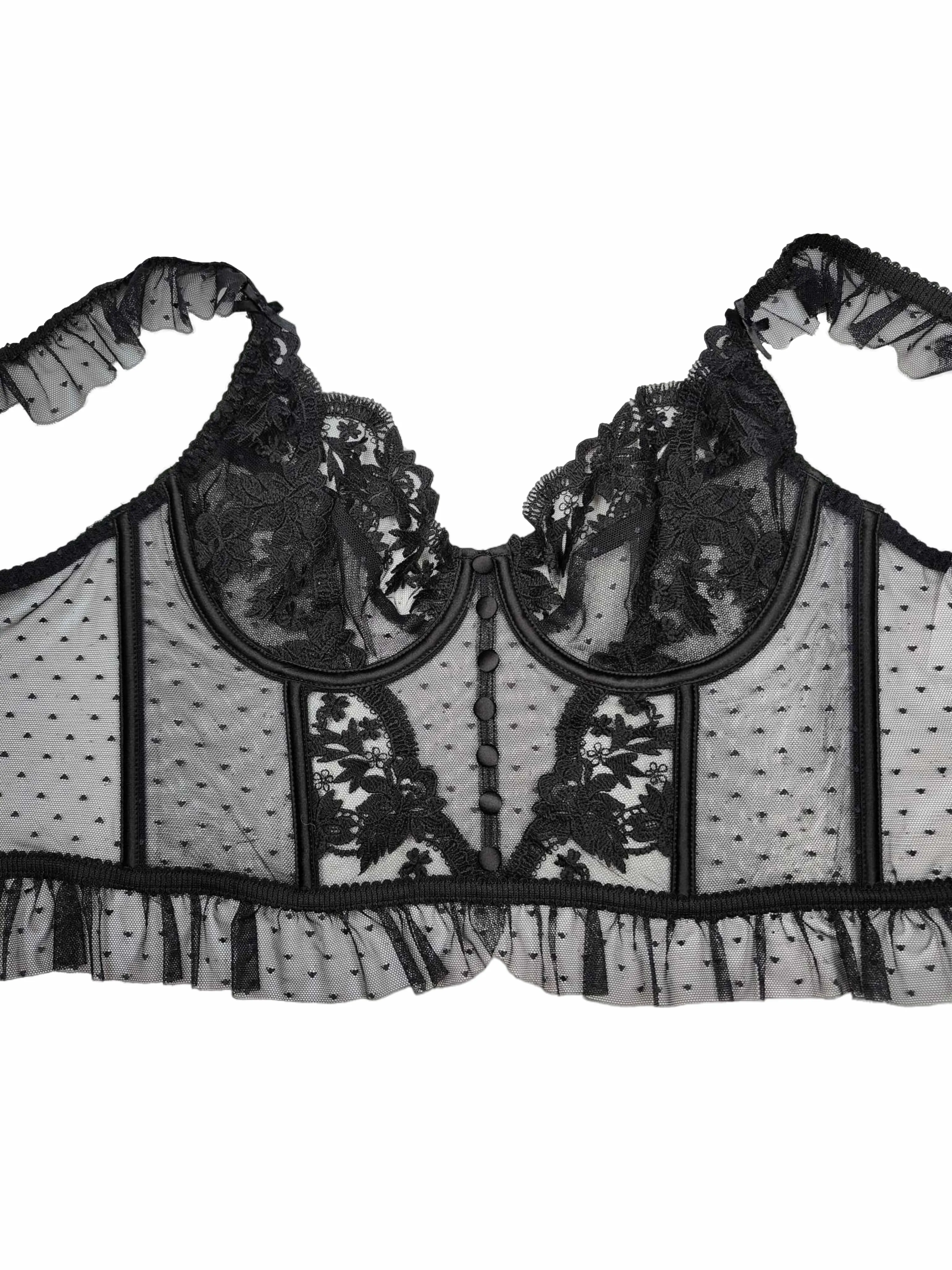 French-style Thin Cup Seductive Camisole Lingerie Set