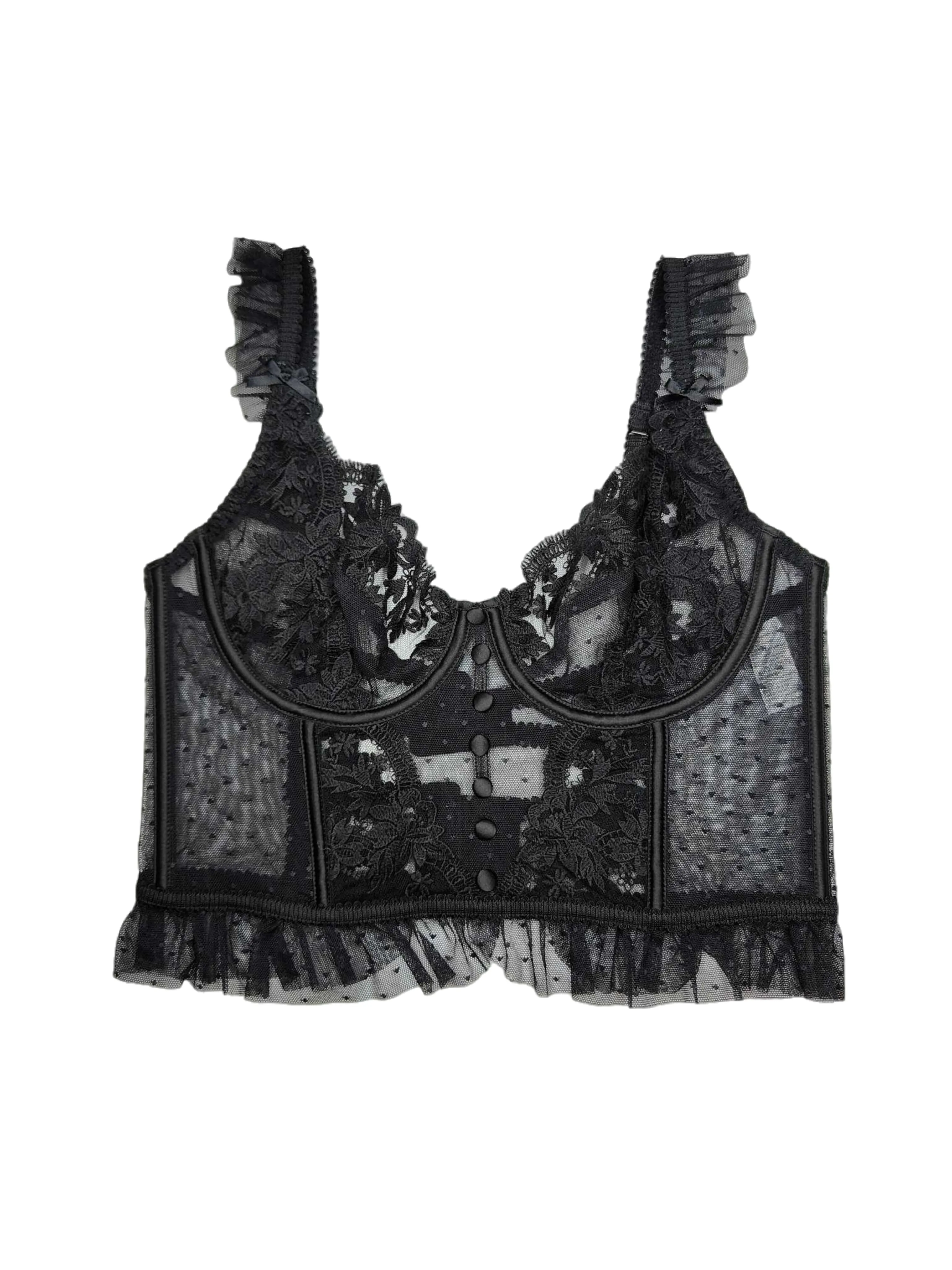 French-style Thin Cup Seductive Camisole Lingerie Set