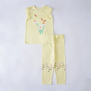 Girls 2 piece set (Flower)