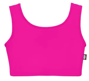 Girls UPF 50  Bikini Swim Tank | Hot Pink