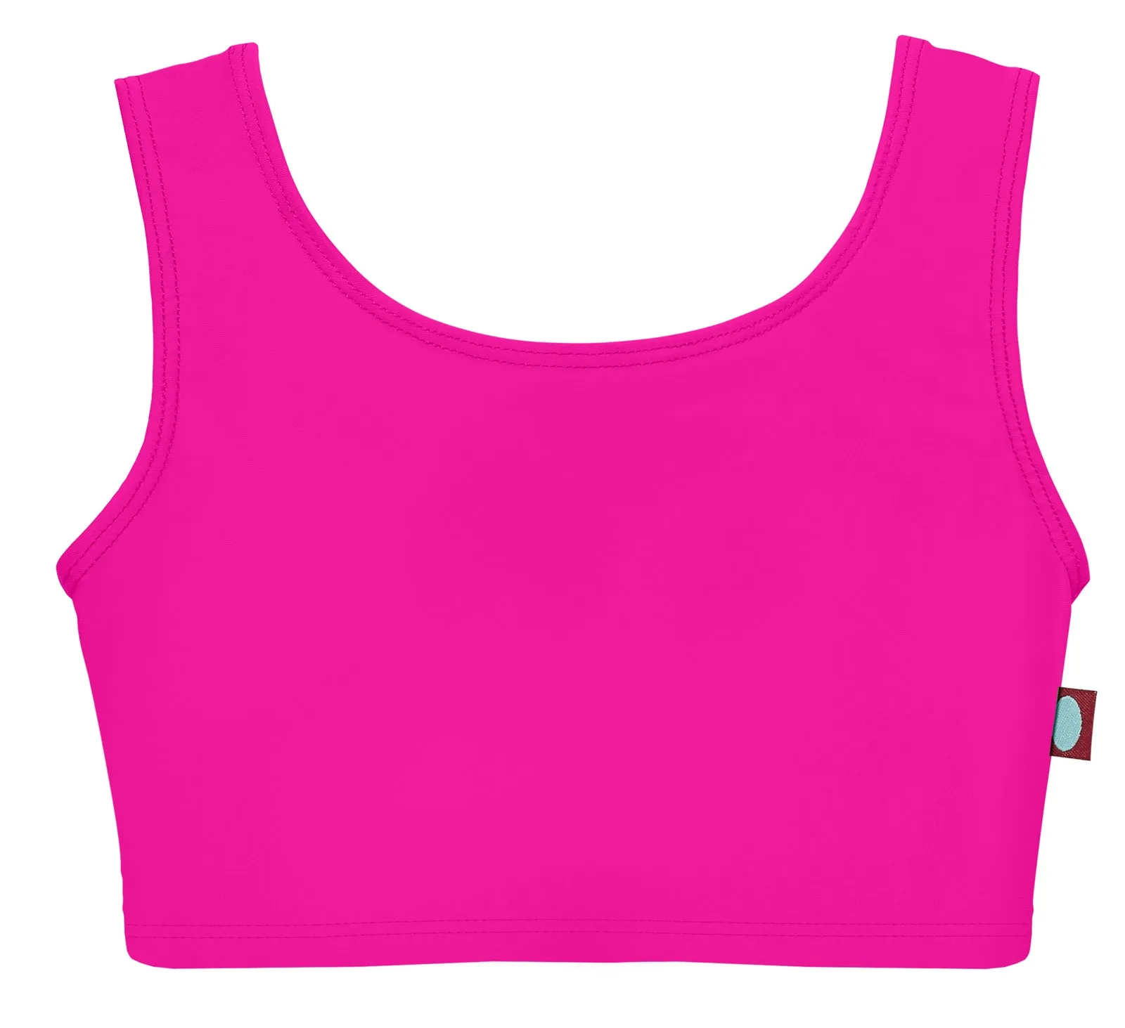 Girls UPF 50  Bikini Swim Tank | Hot Pink