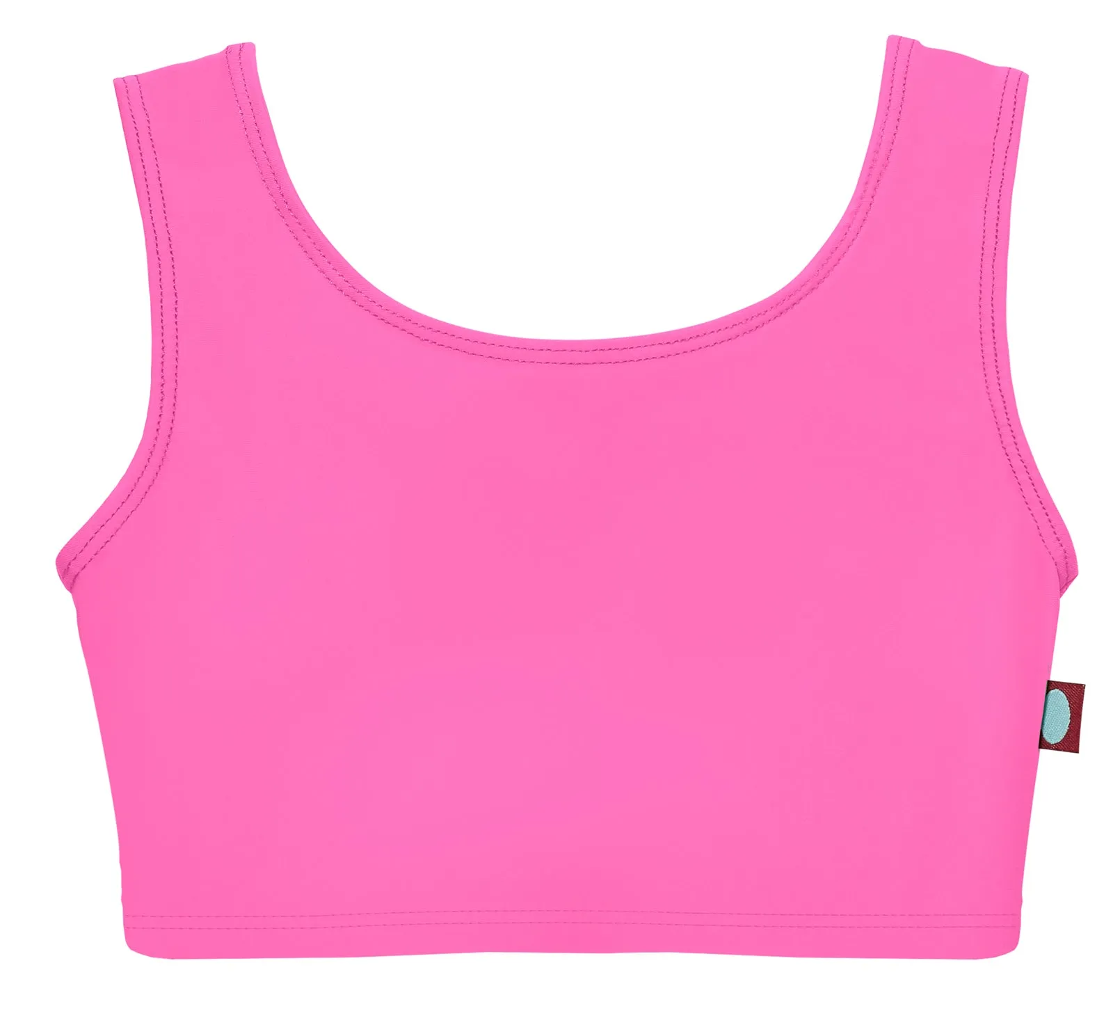 Girls UPF 50  Bikini Swim Tank | Medium Pink