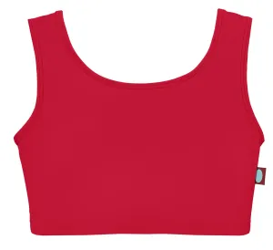 Girls UPF 50  Bikini Swim Tank | Red