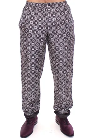 Gray SILK Pajama Lounge Pants