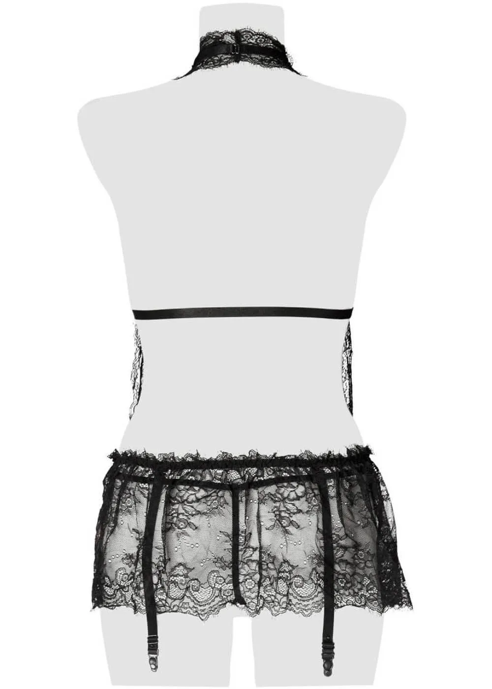 Gray Velvet Hannah Lace Set Black