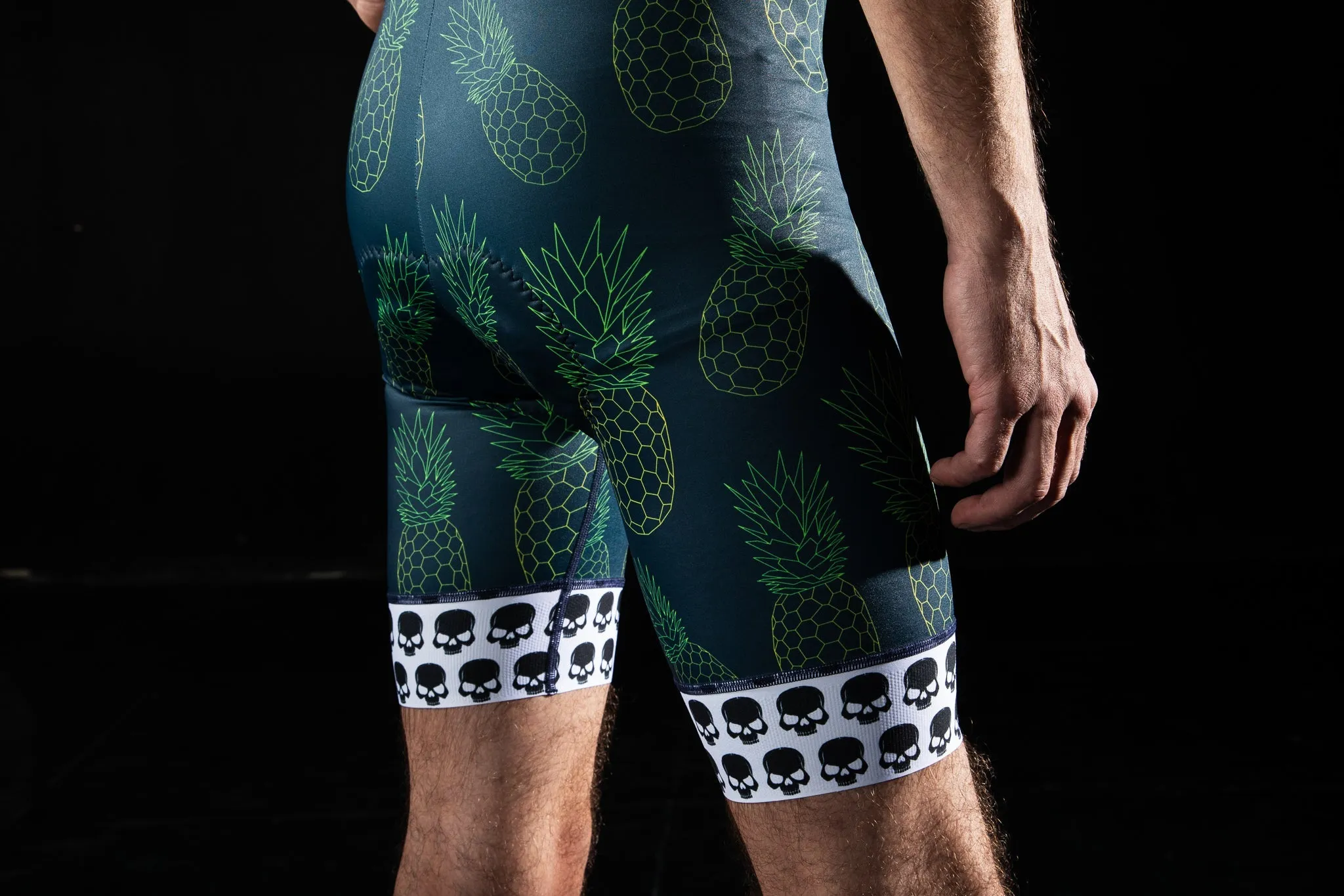 Green Pineapple Cycling Shorts