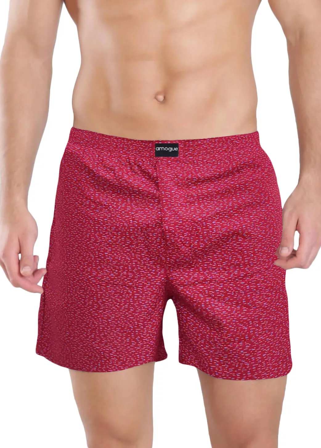 Green Red Lounge Printed Boxers Combo