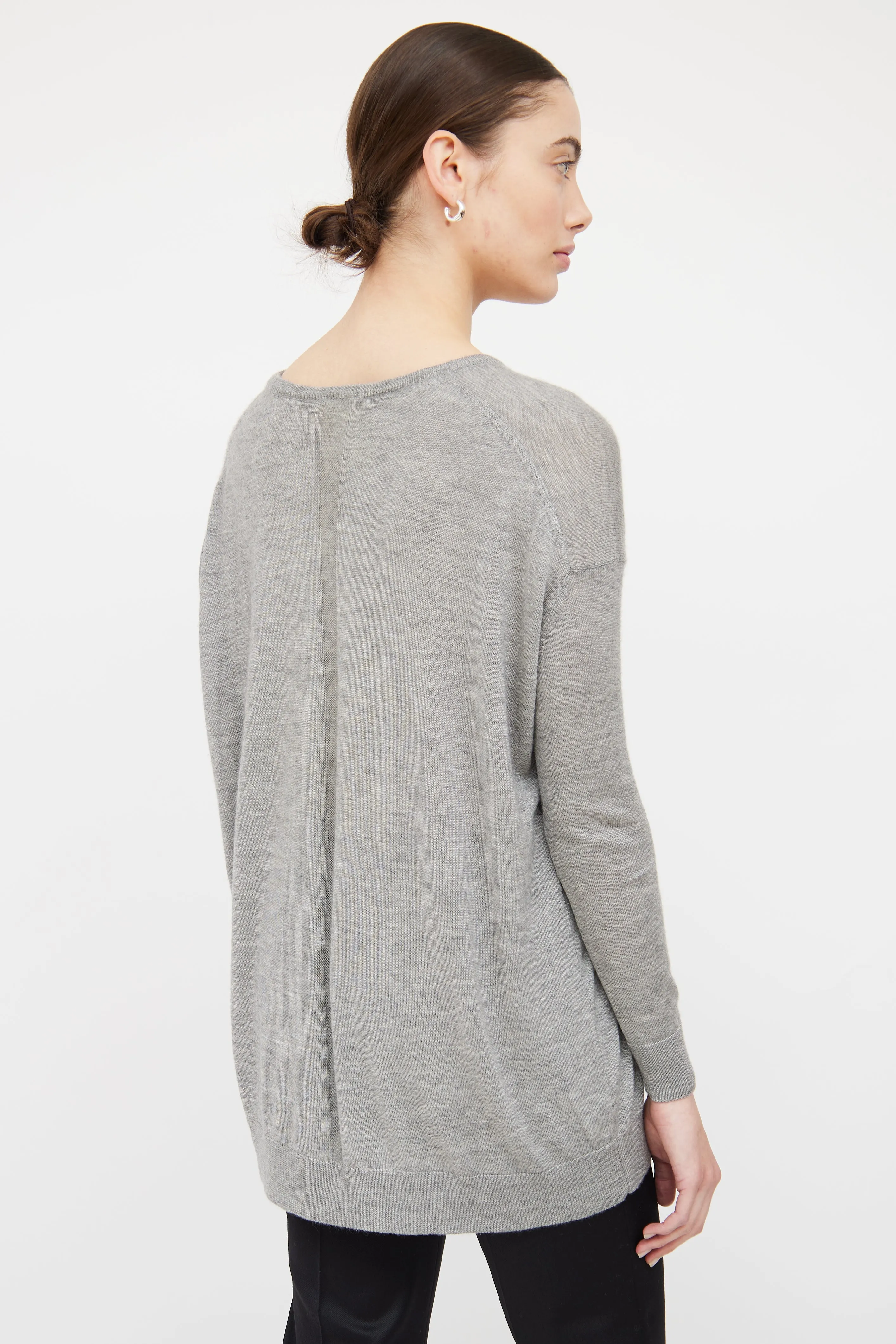 Grey Loose Fit Sweater