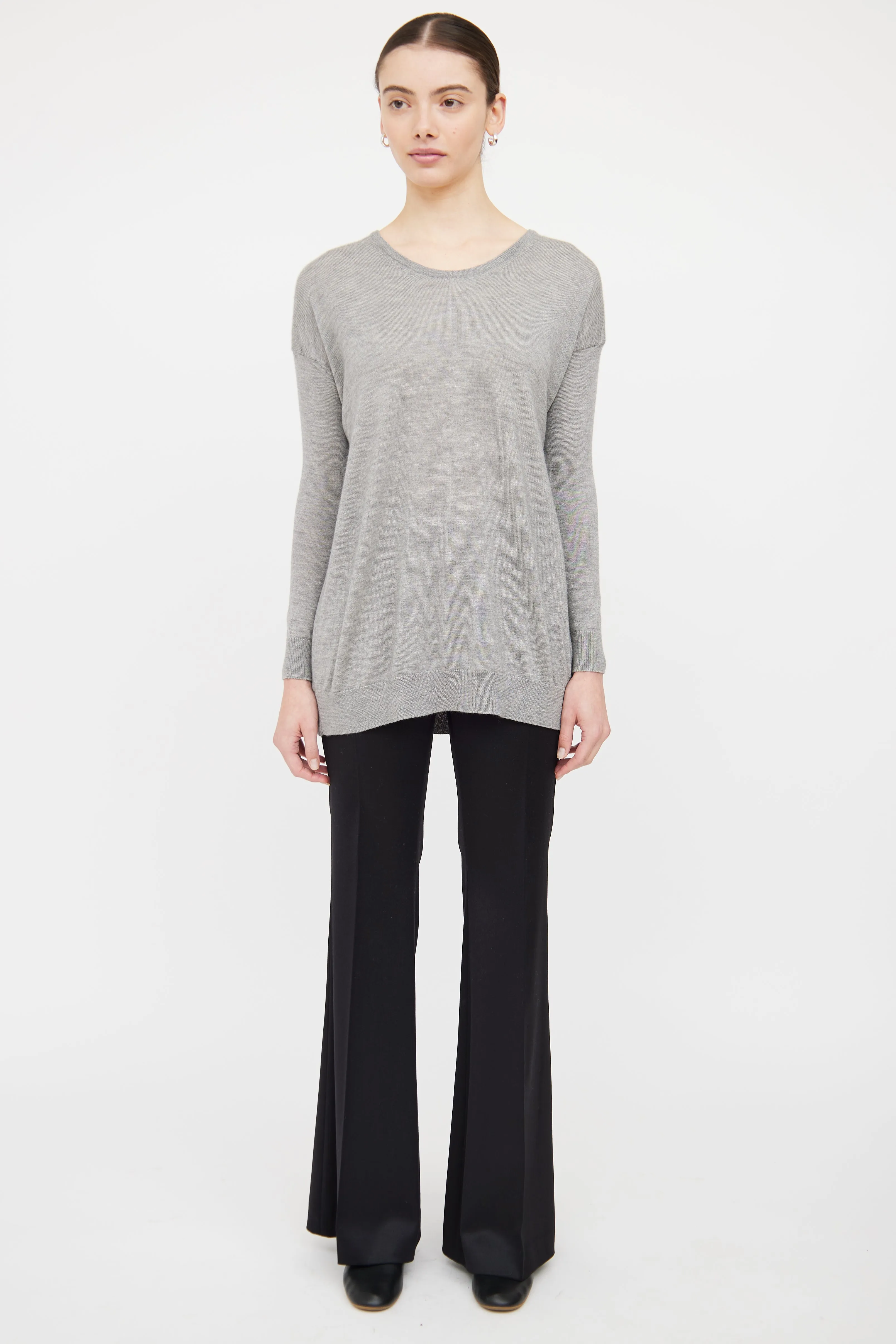 Grey Loose Fit Sweater
