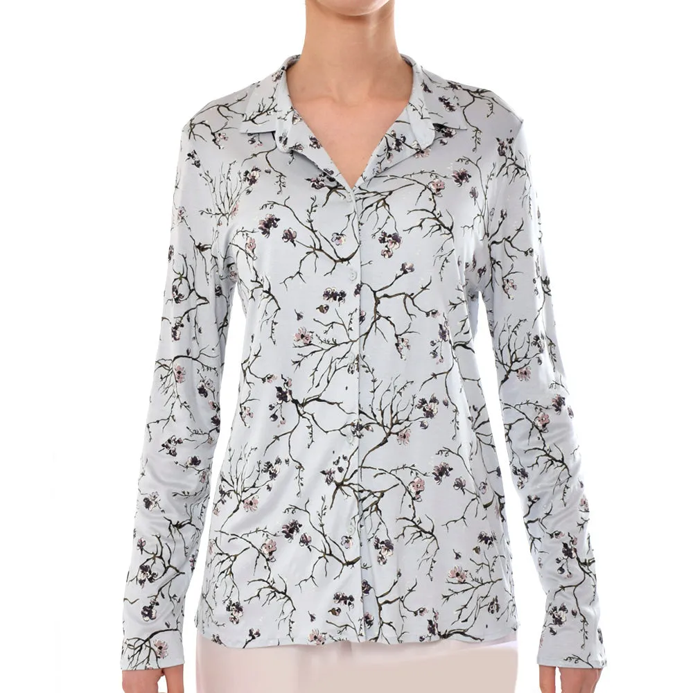 Hanro Elin Long Sleeves Shirt Printed