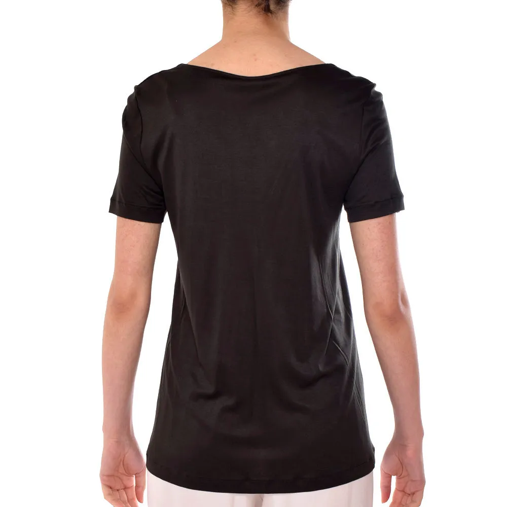 Hanro Elin Short Sleeves Shirt State Green